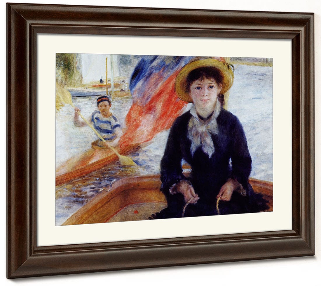 In A Dinghy By Pierre Auguste Renoir Phoenix 4x3