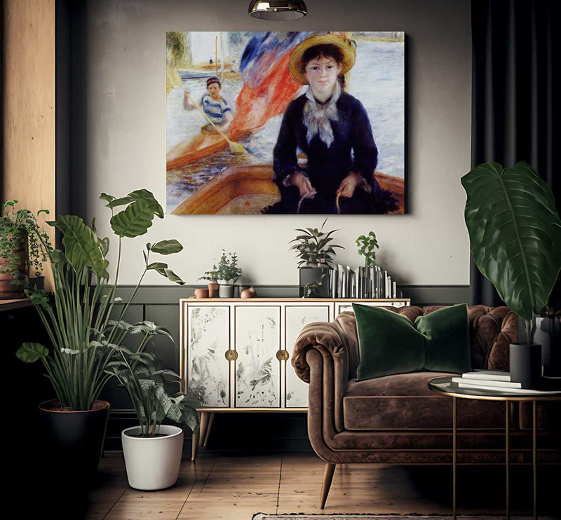 In A Dinghy By Pierre Auguste Renoir Phoenix 4x3