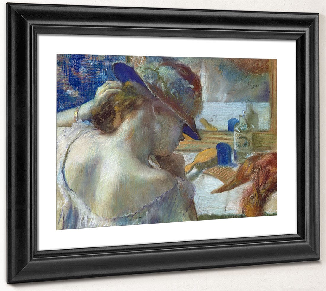 In Front Of The Mirror By Edgar Degas Phoenix 4x3