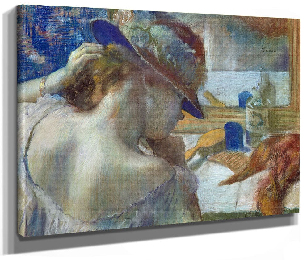 In Front Of The Mirror By Edgar Degas Phoenix 4x3