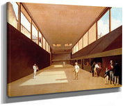 Interior Of The Jeu De Paume, Versailles By Louis Leopold Phoenix 4x3
