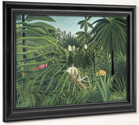 Jaguar Attacking A Horse By Henri Julien Felix Rousseau Phoenix 4x3