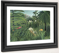 Jaguar Attacking A Horse By Henri Julien Felix Rousseau Phoenix 4x3