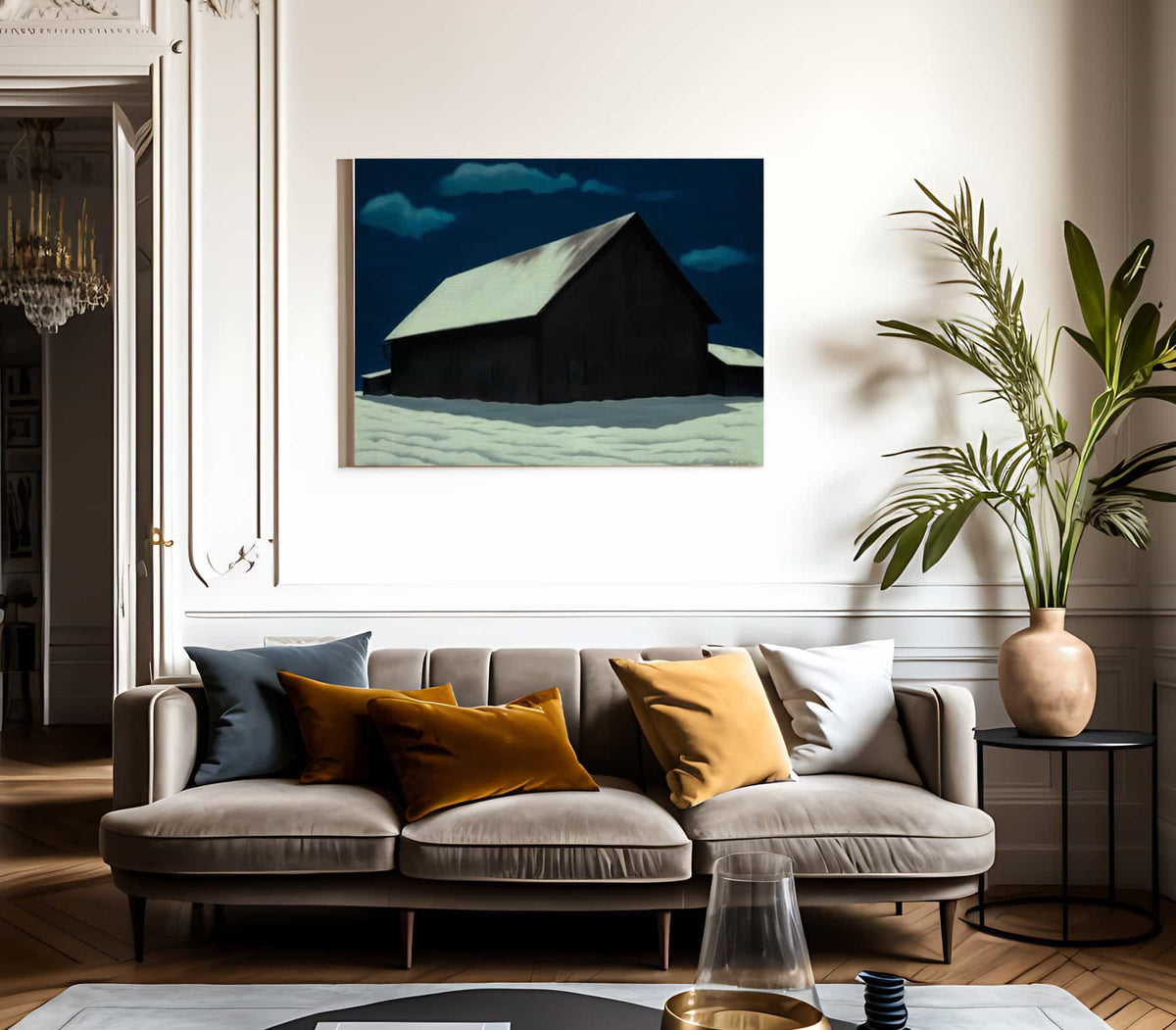 January Full Moon By George Ault Phoenix 4x3