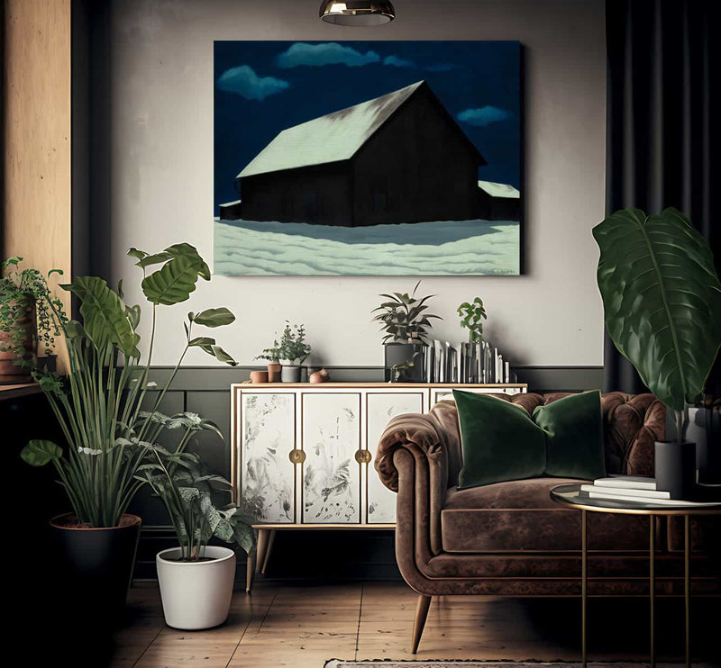 January Full Moon By George Ault Phoenix 4x3