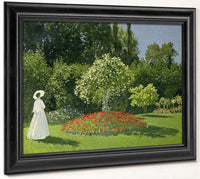 Jeanne Marie Lecadre In The Garden 1 By Claude Monet Phoenix 4x3