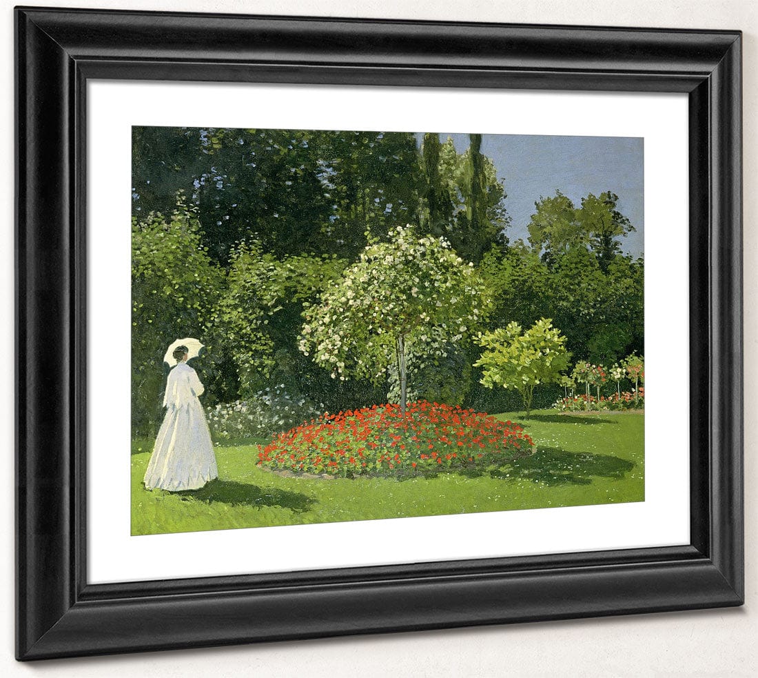 Jeanne Marie Lecadre In The Garden 1 By Claude Monet Phoenix 4x3