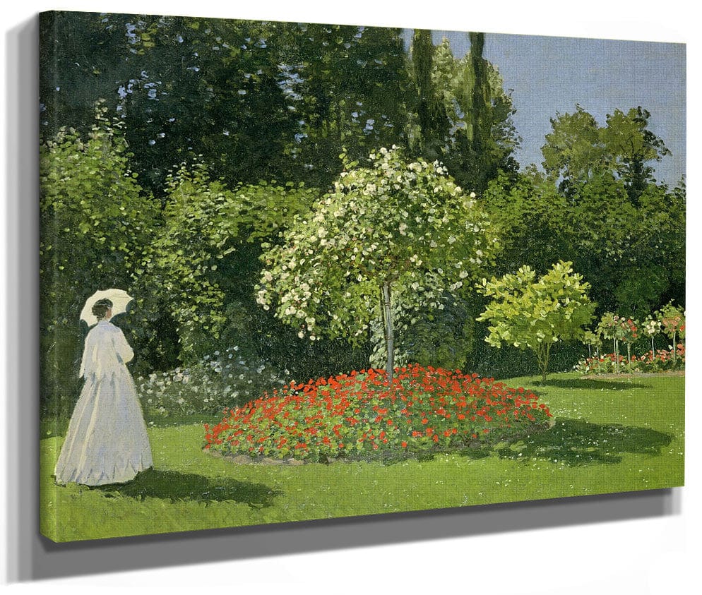 Jeanne Marie Lecadre In The Garden 1 By Claude Monet Phoenix 4x3