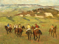 Jockeys On Horseback Before Distant Hills By Edgar Degas Phoenix 4x3