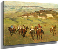Jockeys On Horseback Before Distant Hills By Edgar Degas Phoenix 4x3