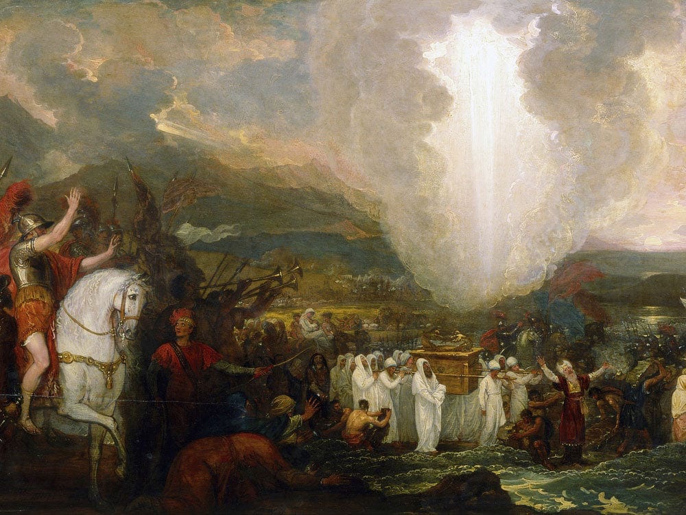 Joshua Passing The River Jordan With The Ark Of The Covenant By Benjamin West Phoenix 4x3