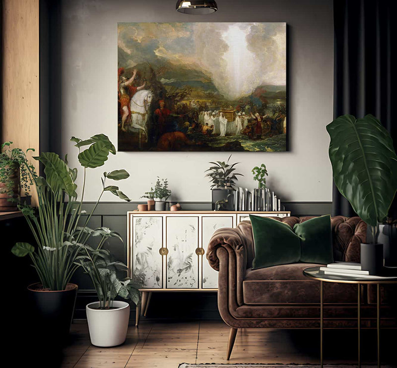 Joshua Passing The River Jordan With The Ark Of The Covenant By Benjamin West Phoenix 4x3