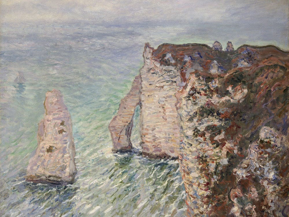 L'aiguille And The Porte D'eval, Etretat By Claude Monet Phoenix 4x3