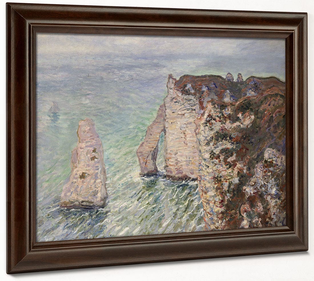L'aiguille And The Porte D'eval, Etretat By Claude Monet Phoenix 4x3