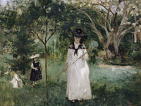 La Chasse Aux Papillons Madame Pontillon, Nee Edma Morisot (1839 1921), Soeur De L'artiste Et Ses Filles Jeanne Et Blanche By Berthe Morisot Phoenix 4x3
