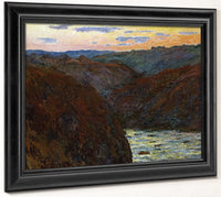 La Creuse, Sunset By Claude Monet Phoenix 4x3