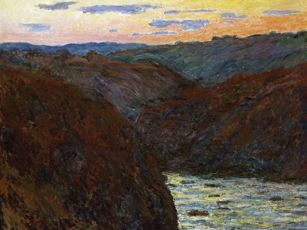 La Creuse, Sunset By Claude Monet Phoenix 4x3