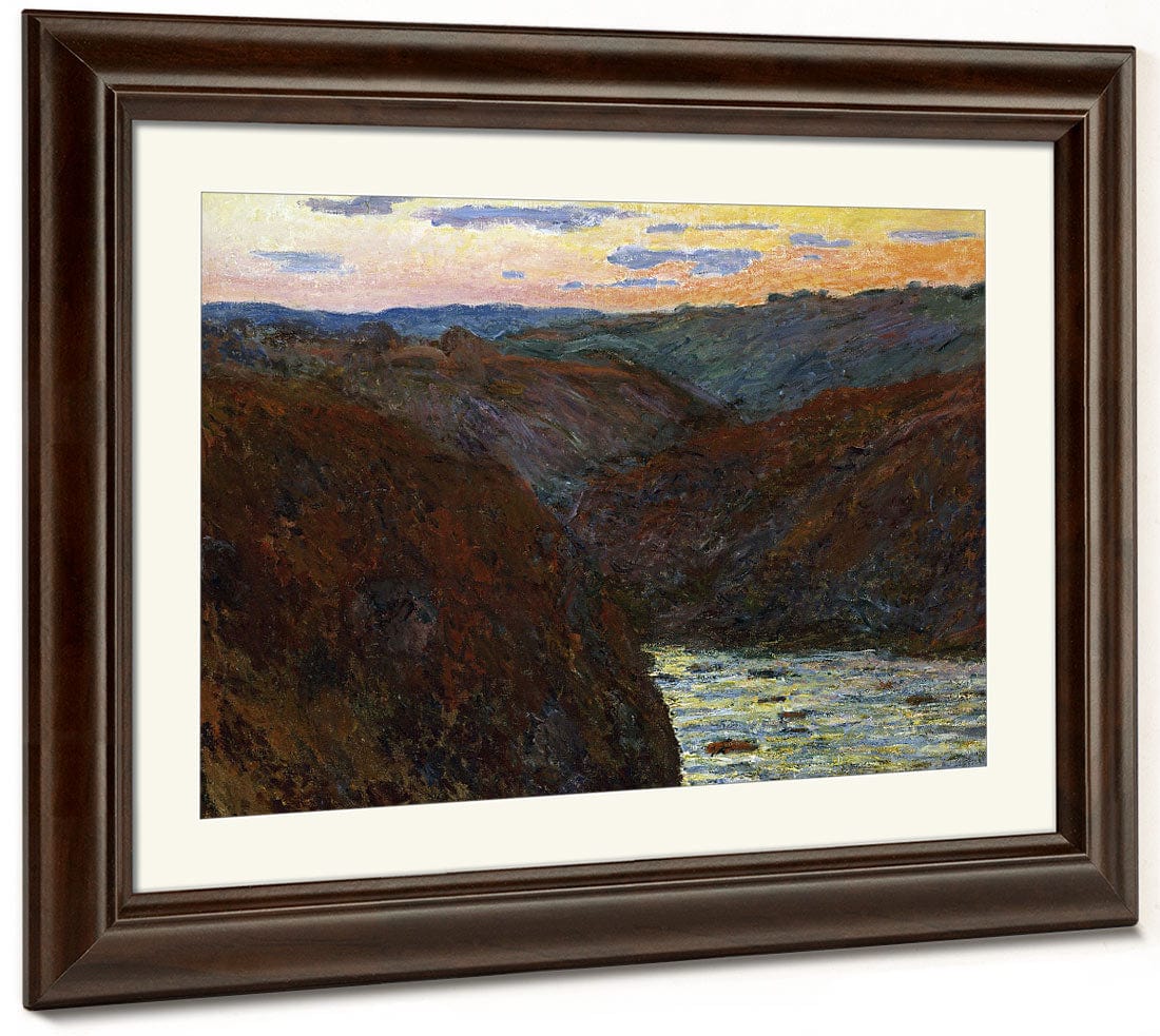 La Creuse, Sunset By Claude Monet Phoenix 4x3