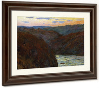 La Creuse, Sunset By Claude Monet Phoenix 4x3