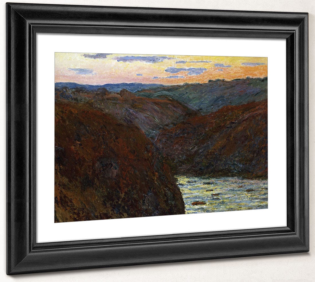 La Creuse, Sunset By Claude Monet Phoenix 4x3