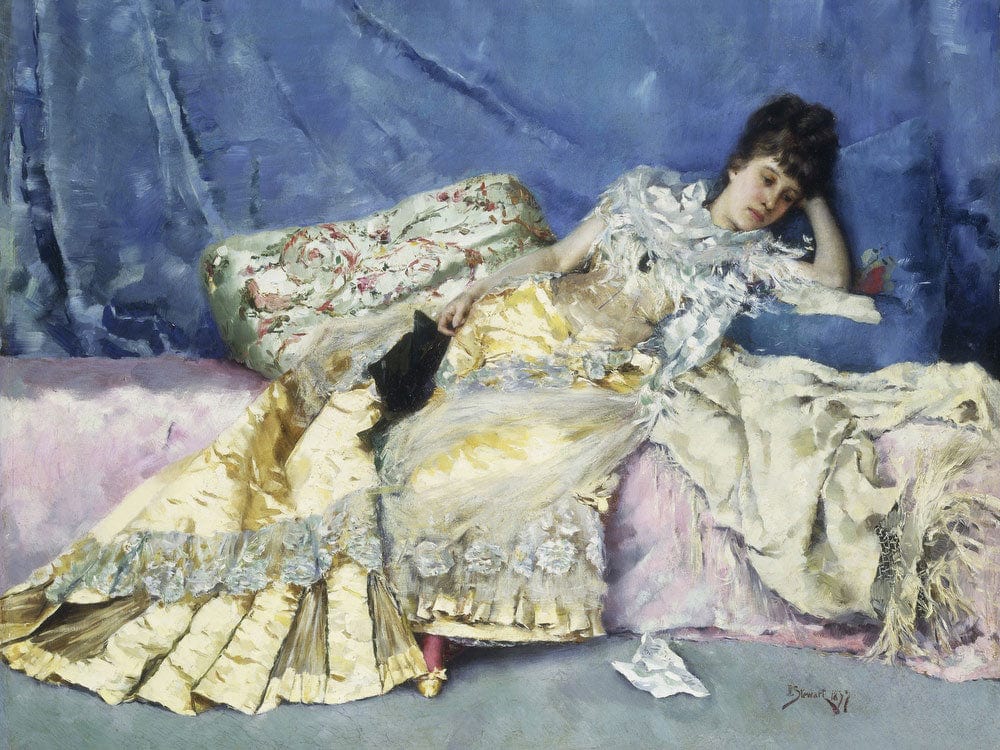 Lady On A Divan By Julius Leblanc Stewart Phoenix 4x3
