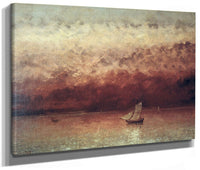 Lake Leman With Setting Sun By Jean Desire Gustave Courbet Phoenix 4x3