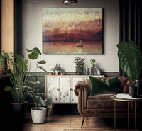 Lake Leman With Setting Sun By Jean Desire Gustave Courbet Phoenix 4x3