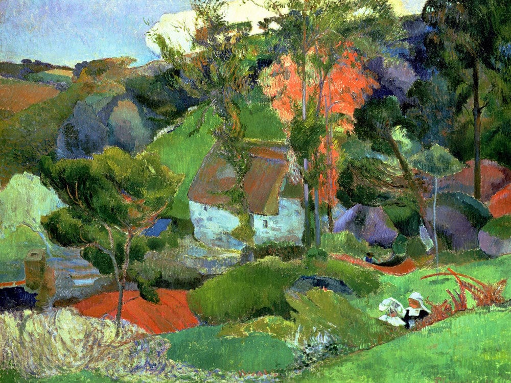 Landscape At Pont Aven 1 By Paul Gauguin Phoenix 4x3