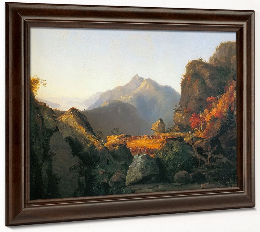 Landscape By Scene By From By The By Last By Of By The By Mohicans By Thomas By Cole Phoenix 4x3