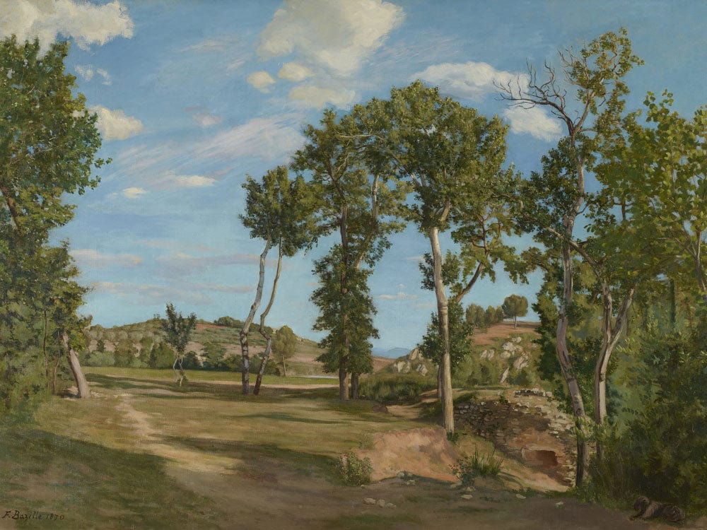 Landscape By The River Lez By Frederic Bazille Phoenix 4x3