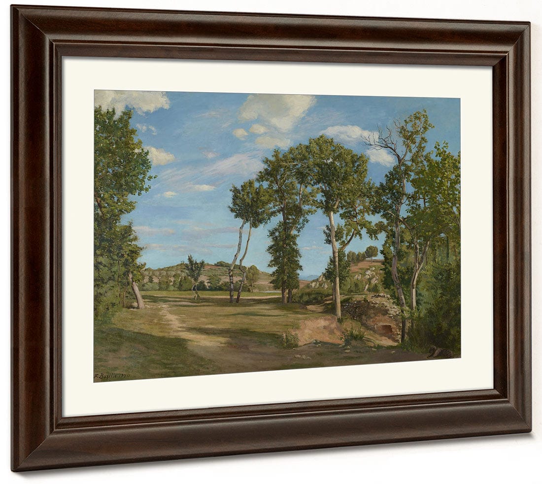 Landscape By The River Lez By Frederic Bazille Phoenix 4x3