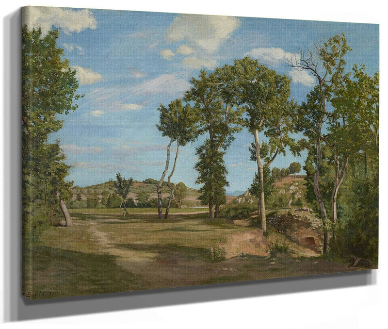 Landscape By The River Lez By Frederic Bazille Phoenix 4x3