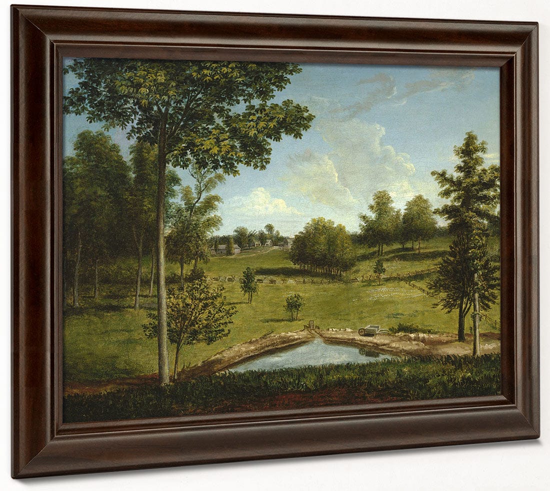 Landscape Looking Toward Sellers Hall From Mill Bank By Charles Willson Peale Phoenix 4x3