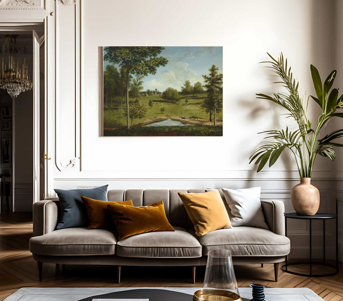 Landscape Looking Toward Sellers Hall From Mill Bank By Charles Willson Peale Phoenix 4x3