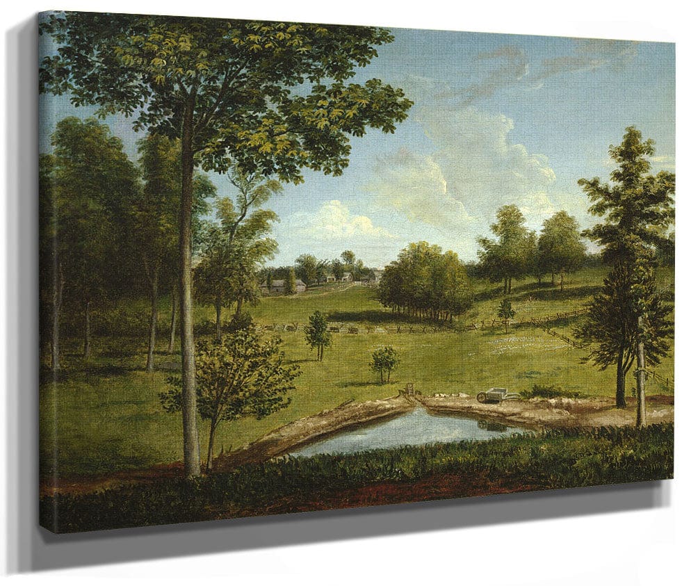 Landscape Looking Toward Sellers Hall From Mill Bank By Charles Willson Peale Phoenix 4x3