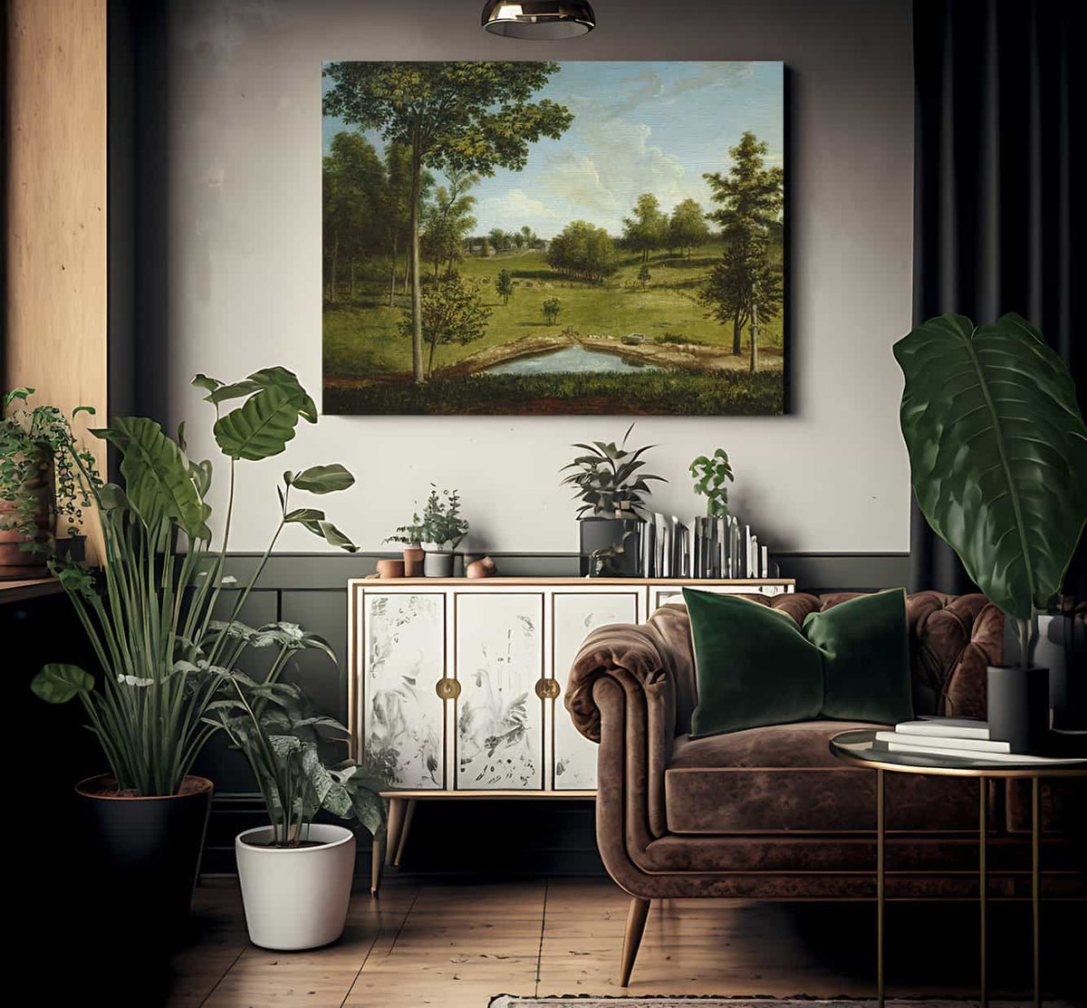 Landscape Looking Toward Sellers Hall From Mill Bank By Charles Willson Peale Phoenix 4x3