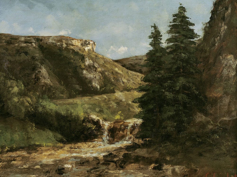 Landscape Near Ornans 1 By Jean Desire Gustave Courbet Phoenix 4x3