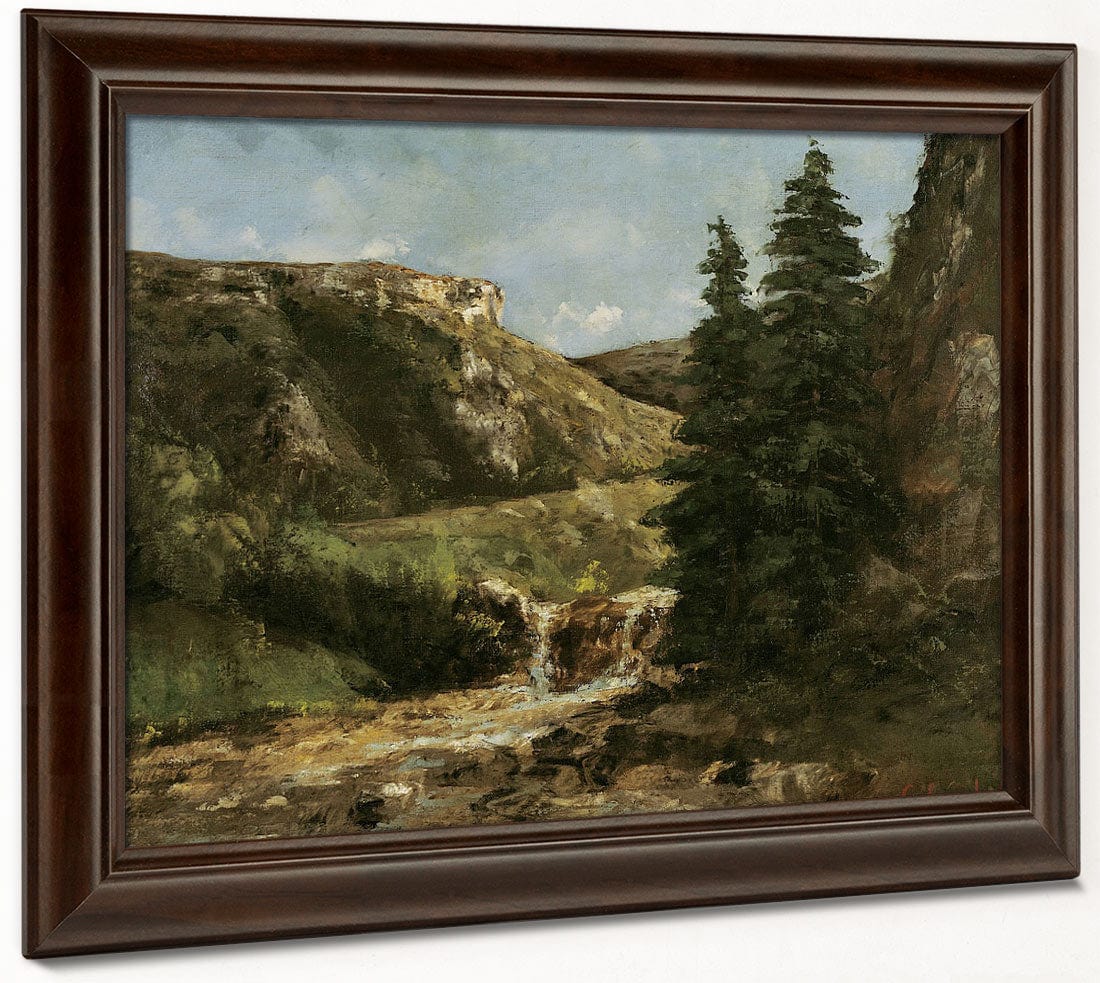 Landscape Near Ornans 1 By Jean Desire Gustave Courbet Phoenix 4x3