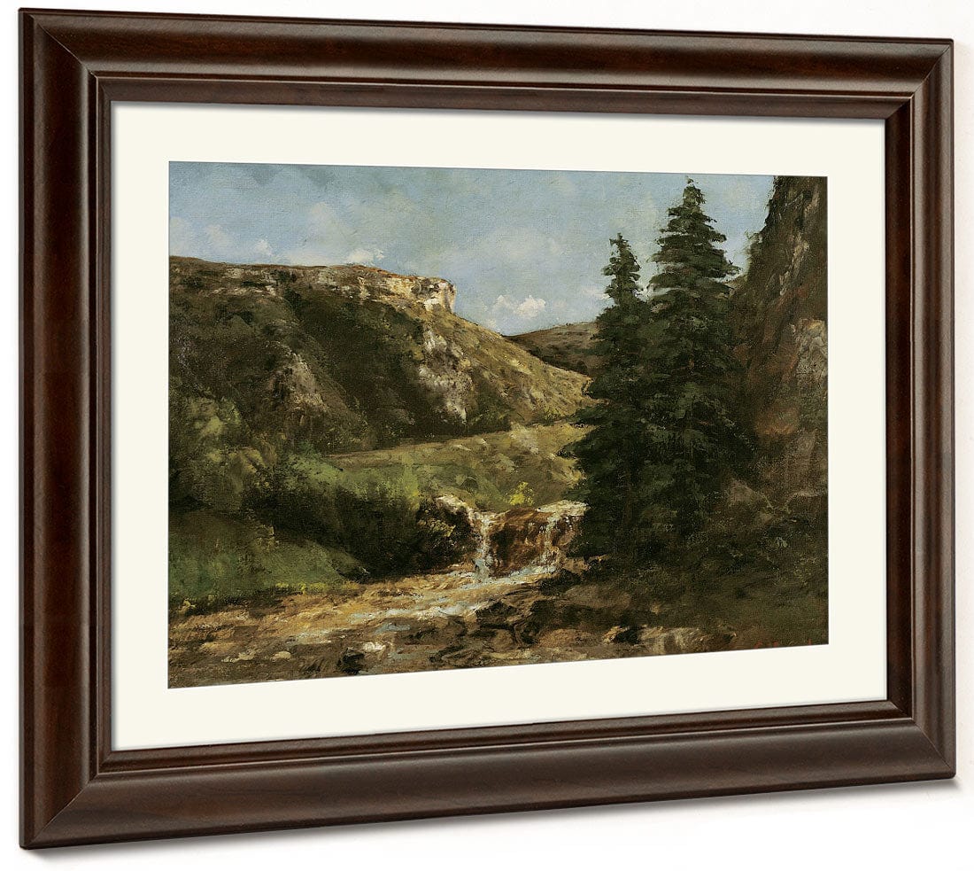 Landscape Near Ornans 1 By Jean Desire Gustave Courbet Phoenix 4x3