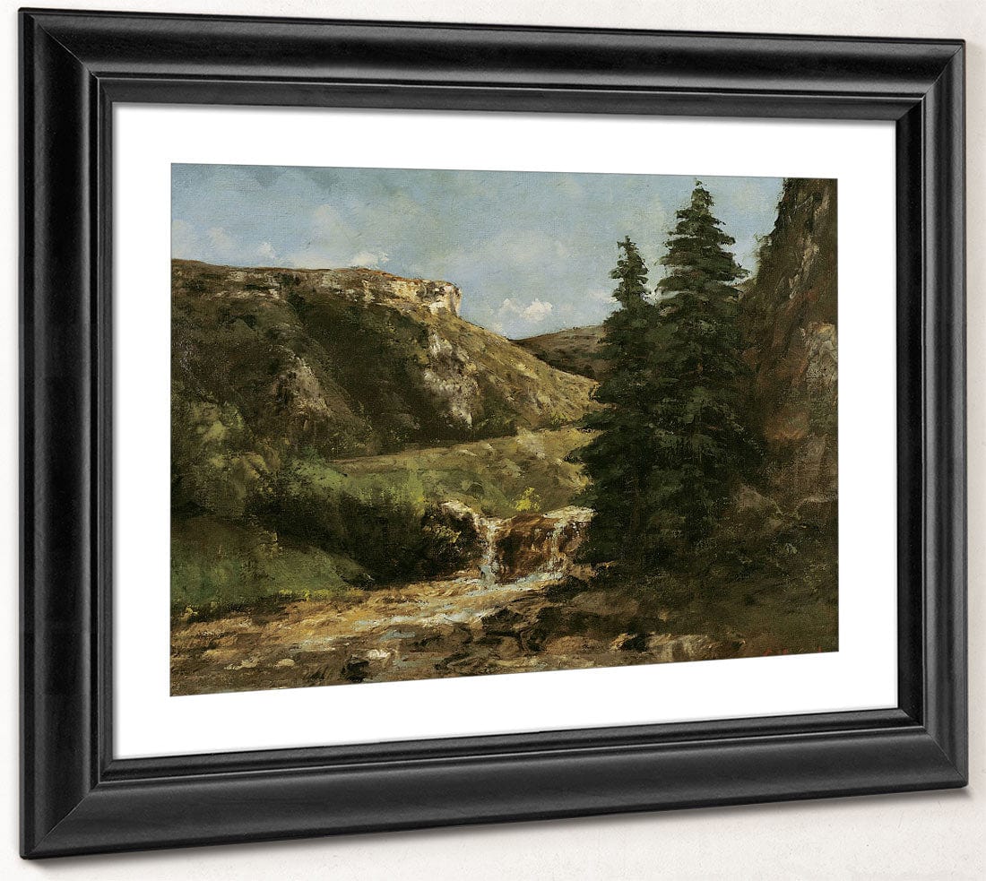 Landscape Near Ornans 1 By Jean Desire Gustave Courbet Phoenix 4x3