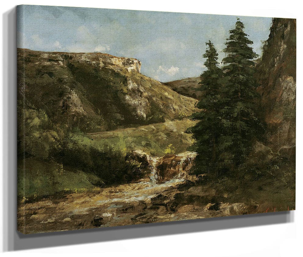 Landscape Near Ornans 1 By Jean Desire Gustave Courbet Phoenix 4x3