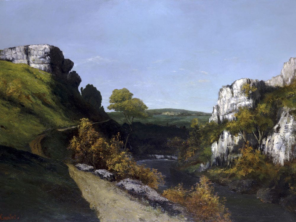 Landscape Near Ornans By Jean Desire Gustave Courbet Phoenix 4x3