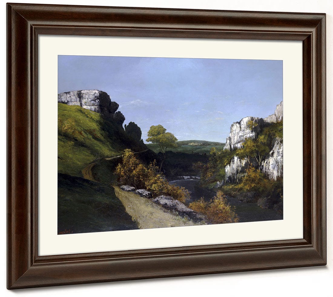 Landscape Near Ornans By Jean Desire Gustave Courbet Phoenix 4x3