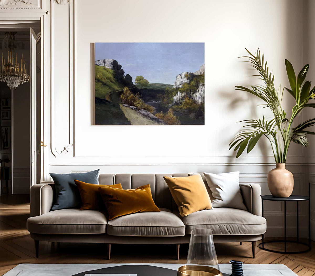 Landscape Near Ornans By Jean Desire Gustave Courbet Phoenix 4x3