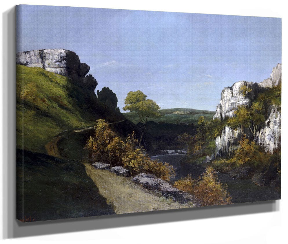 Landscape Near Ornans By Jean Desire Gustave Courbet Phoenix 4x3