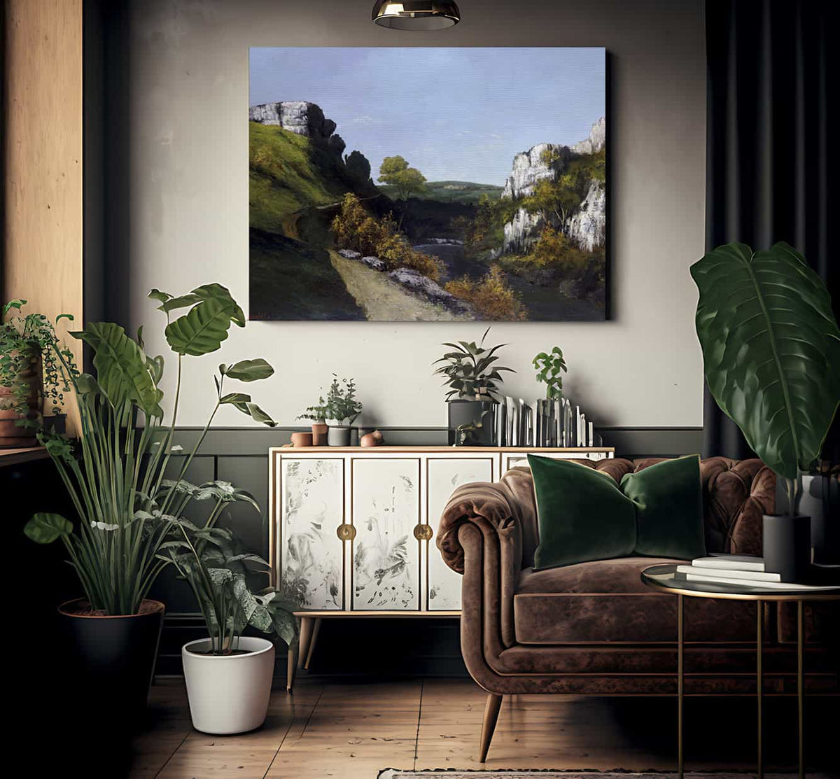 Landscape Near Ornans By Jean Desire Gustave Courbet Phoenix 4x3