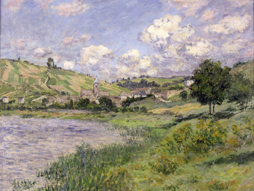 Landscape, Vetheuil By Claude Monet Phoenix 4x3