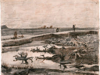 Landscape With Bog Trunks (Travaux Aux Champs) By Vincent Van Gogh Phoenix 4x3