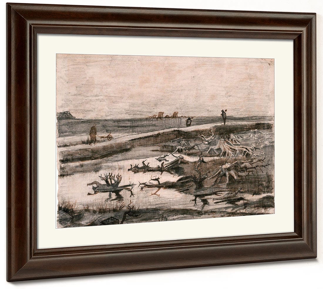 Landscape With Bog Trunks (Travaux Aux Champs) By Vincent Van Gogh Phoenix 4x3