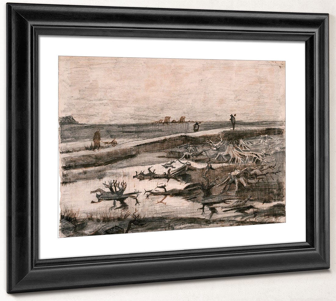 Landscape With Bog Trunks (Travaux Aux Champs) By Vincent Van Gogh Phoenix 4x3